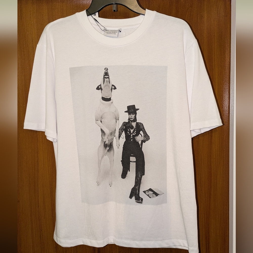 Zara David Bowie Diamond Dogs t-shirt NEW w Tags